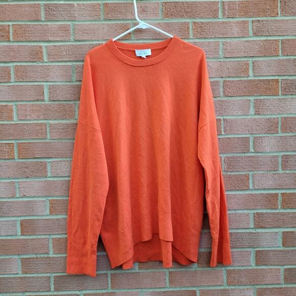 & OTHER STORIES Cashmere Sweater in Fire Orange size Large - Picture 3 of 6